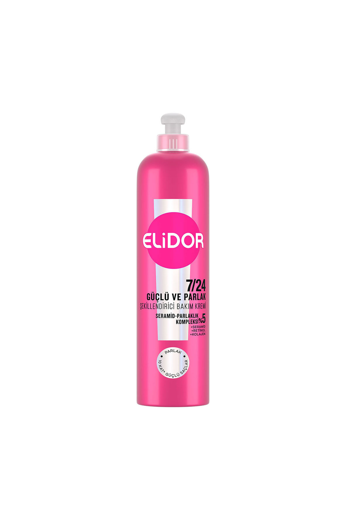 ELİDOR 7/24 ŞEKİLLENDİRİCİ SAÇ BAKIM KREMİ GÜÇLÜ VE PARLAK KURU VE MAT SAÇLAR 240 ML-