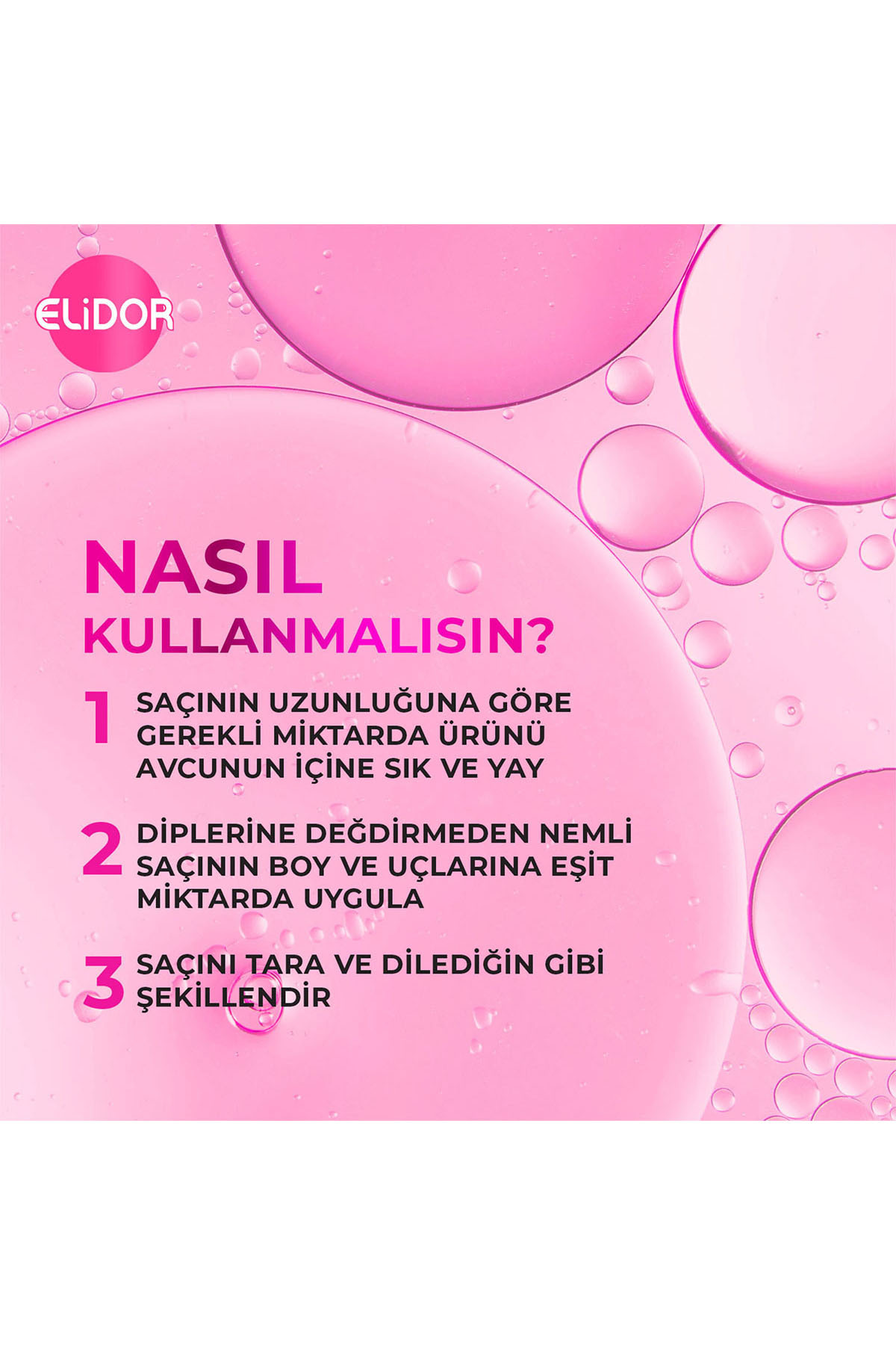 ELİDOR 7/24 ŞEKİLLENDİRİCİ SAÇ BAKIM KREMİ GÜÇLÜ VE PARLAK KURU VE MAT SAÇLAR 240 ML-