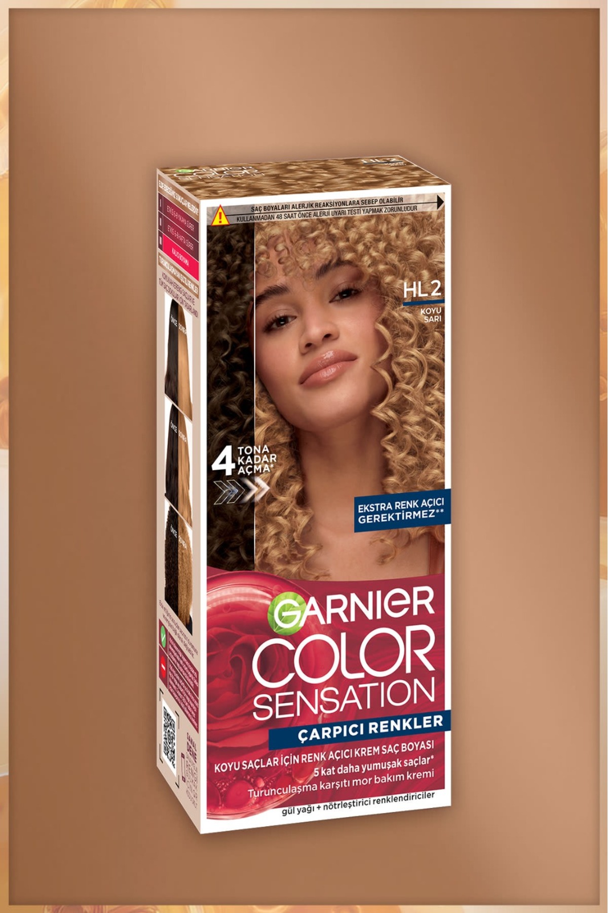 Garnıer Çarpıcı Renkler Color Sensation Saç Boyası HL2 Koyu Sarı-