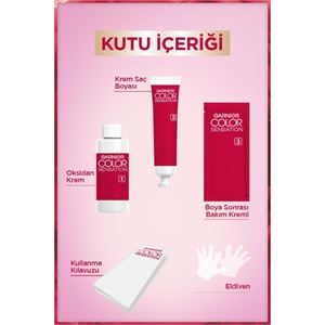 Garnier Çarpıcı Renkler 5.35 Çikolata Kahve Saç Boyası-