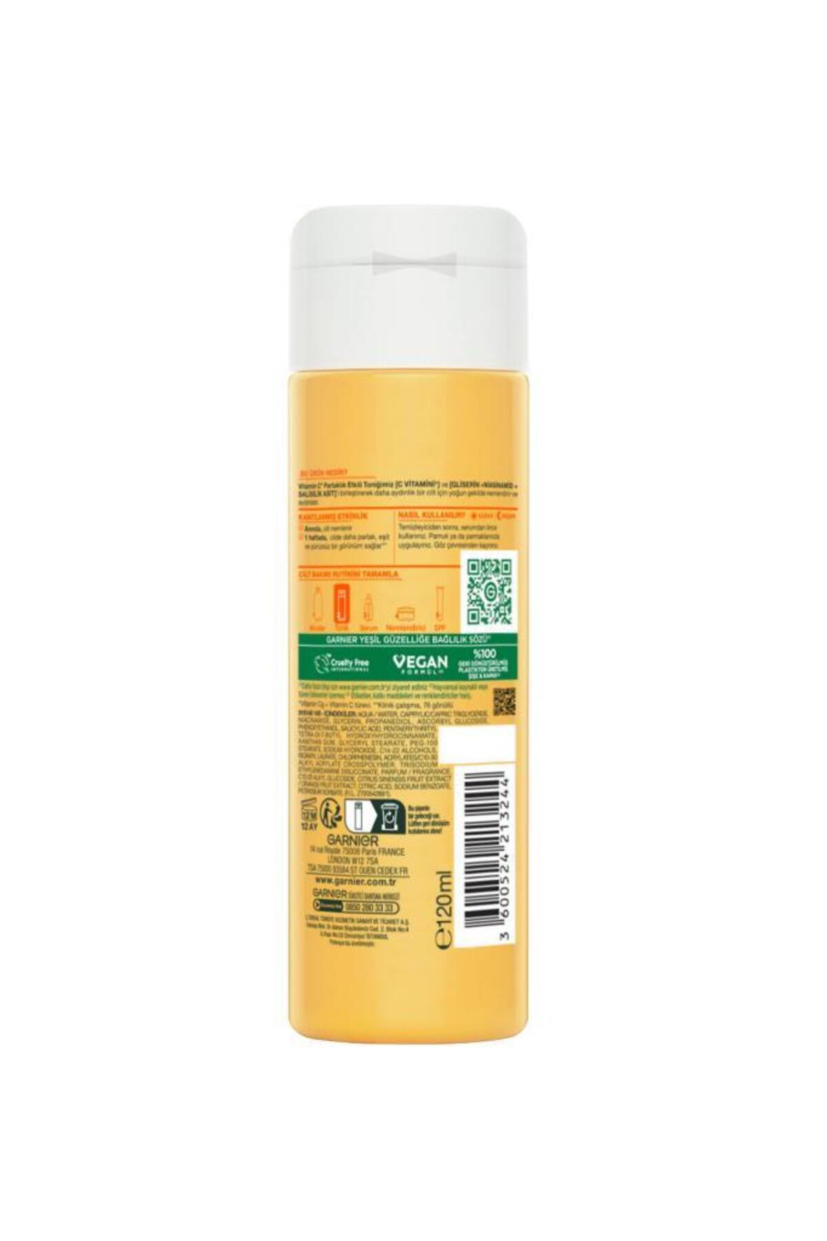 Garnier Vitamin C Parlaklık Etkili Canlandırıcı Tonik Salisilik Asit 120-