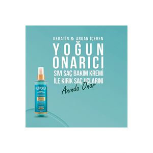 Restorex Keratin & Argan Onarıcı Saç Bakım Şampuanı 500 ml + Sıvı Saç Bakım Kremi 200 ml-