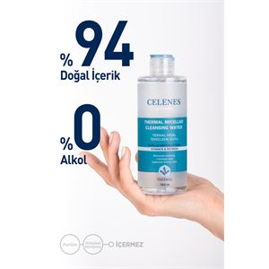 CELENES BY SWEDEN NEMLENDİRİCİ VE CANLANDIRICI THERMAL MİSEL TEMİZLEME SUYU YAĞLI VE KARMA CİLTLER 250 ML-