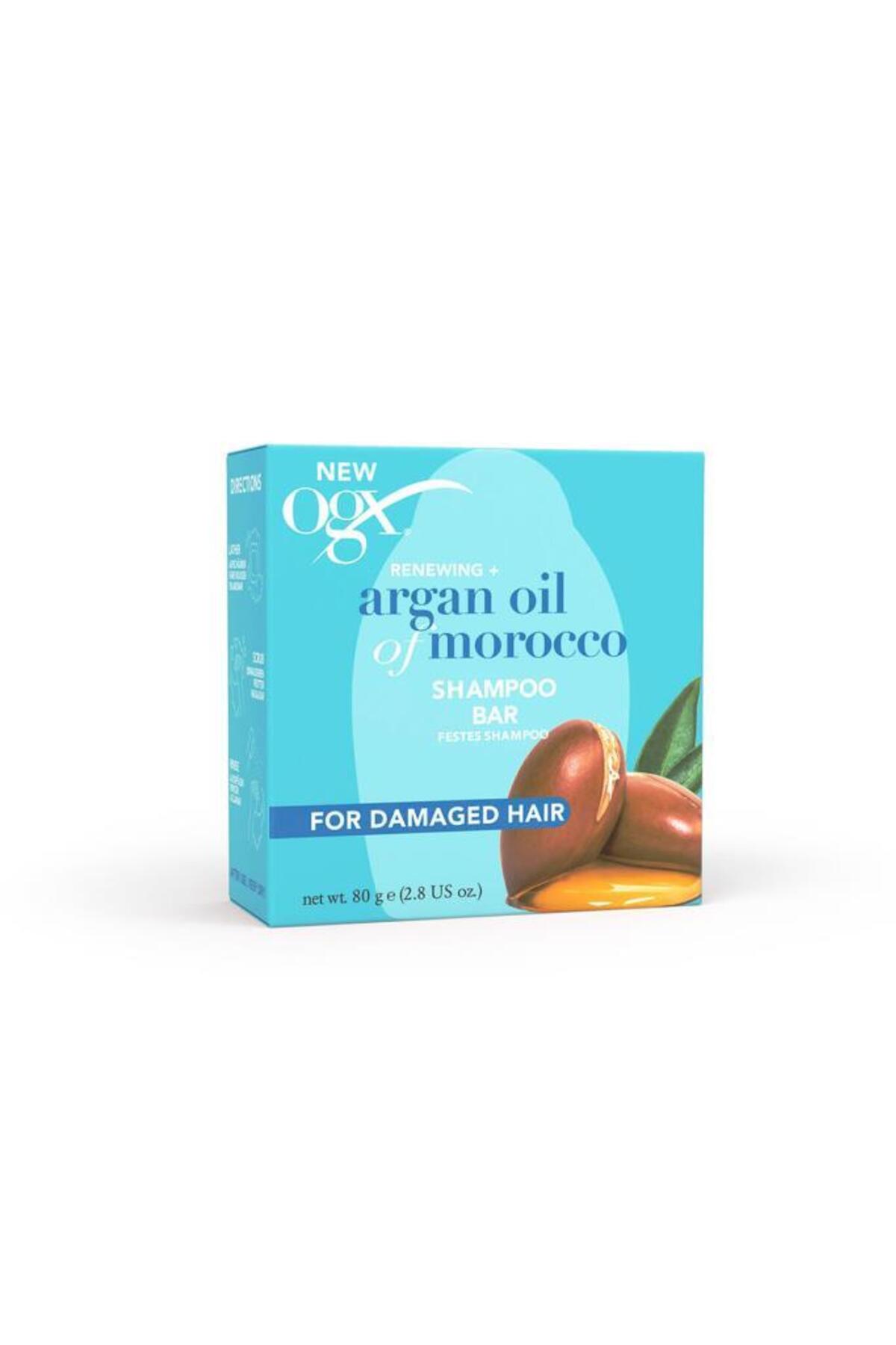 OGX Hassas Ve Kırılgan Saçlarınızı Canlandırıcı Argan Oil Of Morocco Katı Şampuan 80 G-