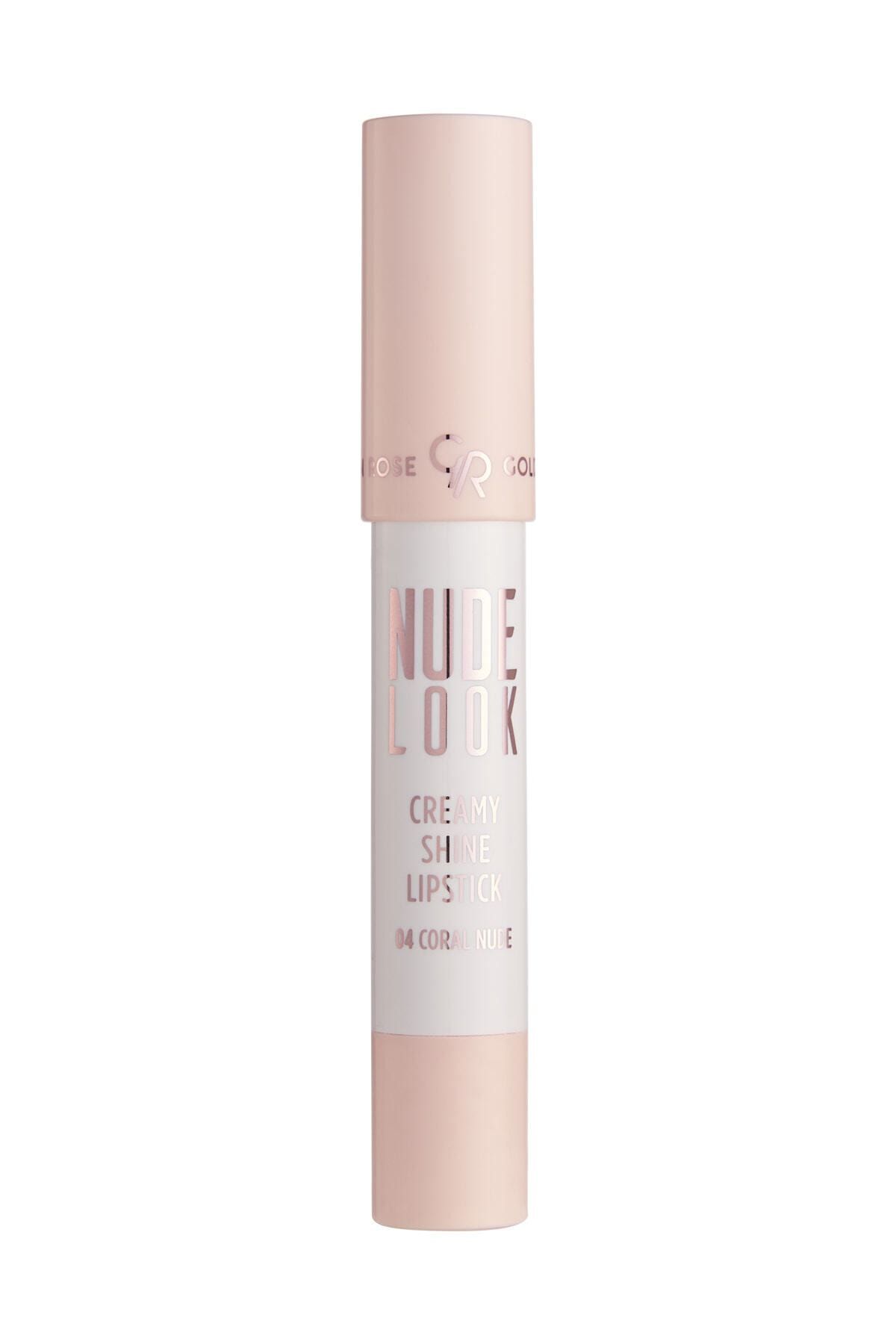 GOLDEN ROSE NUDE LOOK CREAMY SHİNE LİPSTİCK NO: 04-