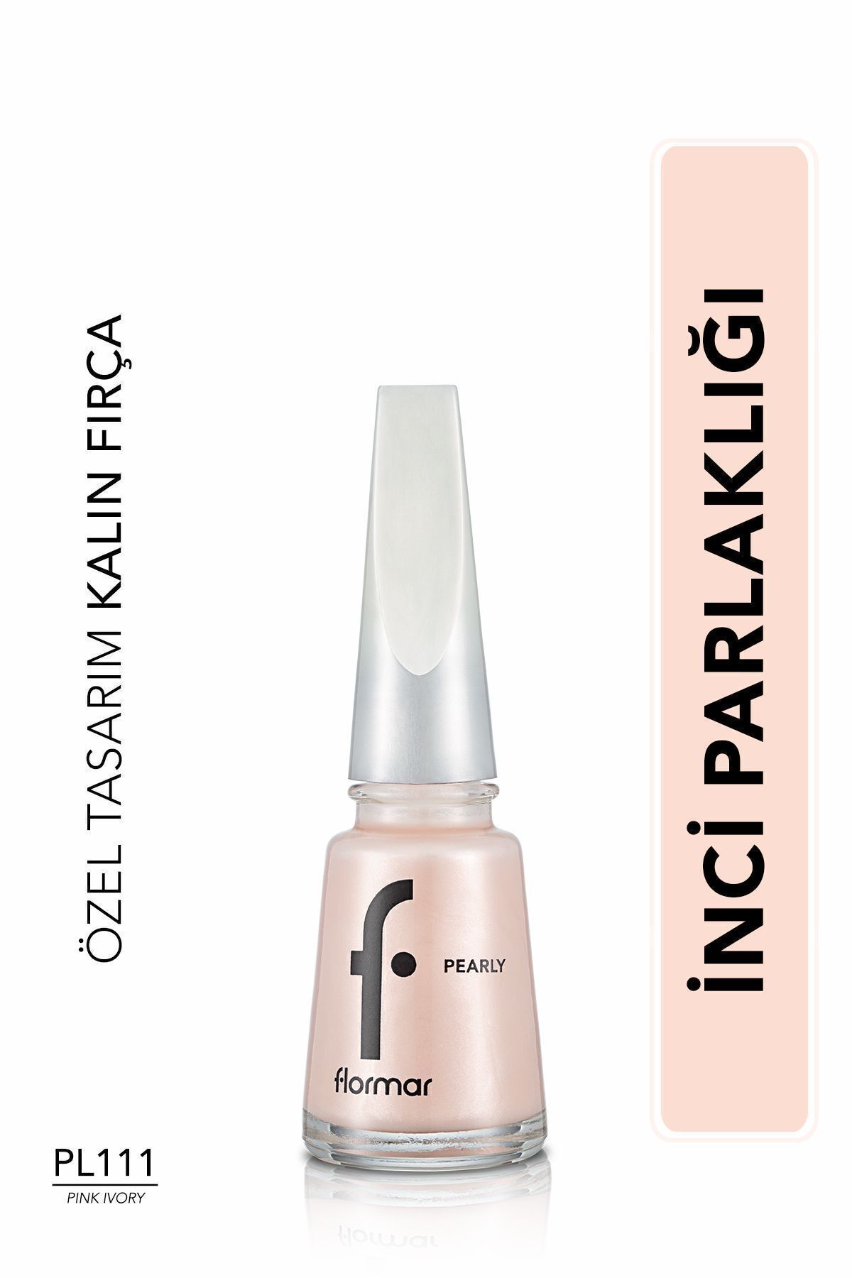 FLORMAR SEDEFLİ PARLAK OJE (PEMBE) - PL111-