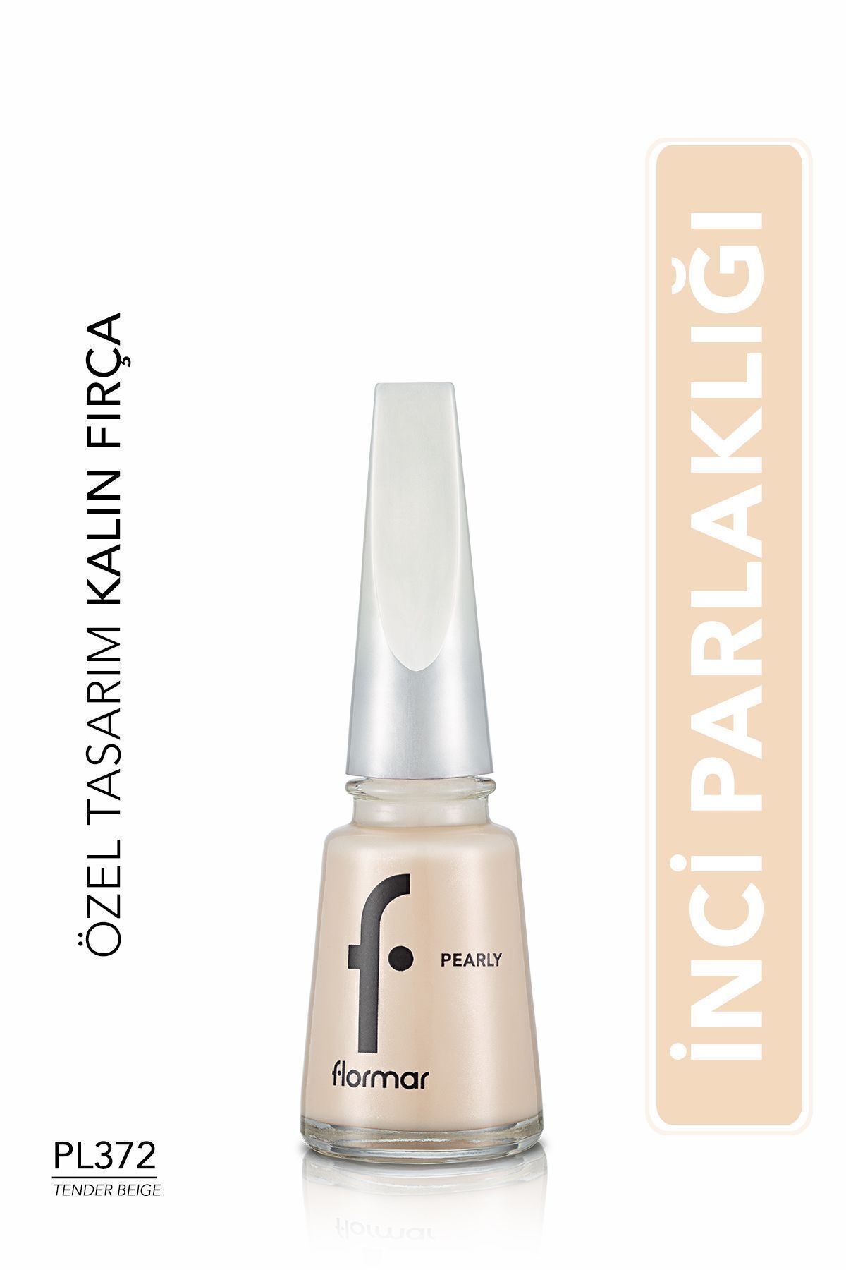 FLORMAR SEDEFLİ PARLAK OJE (BEJ) - PEARLY NAİL ENAMEL- PL372-