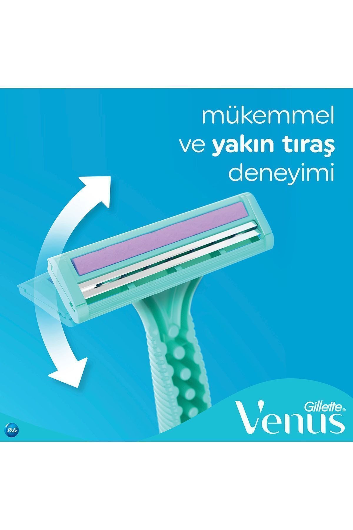 GİLLETTE VENUS SİMPLY VENUS 2 KULLAN AT KADIN TIRA-