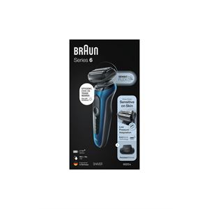 Braun Yeni Seri 6 B1200s Kablosuz Tıraş Makinesi, Autosense, Sensoflex, Easyclick, Islak & Kuru-