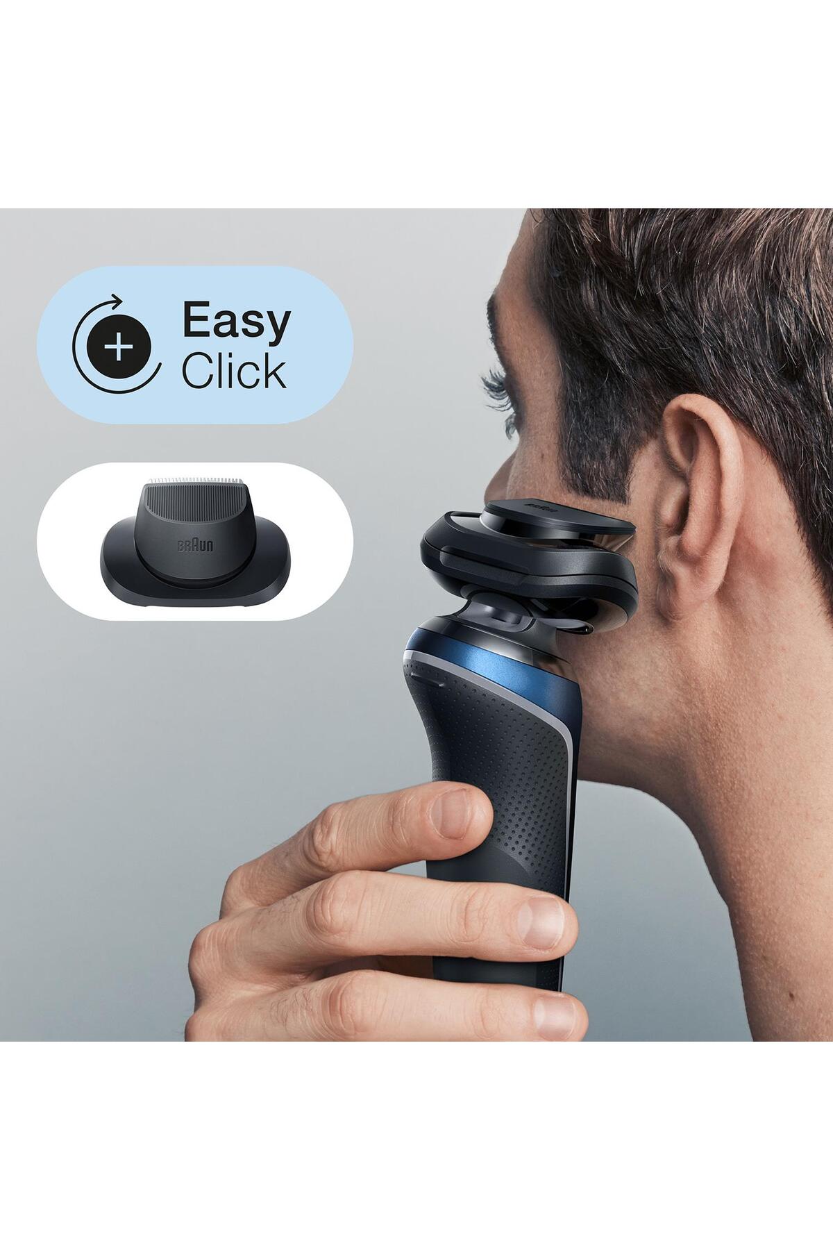 Braun Yeni Seri 6 B1200s Kablosuz Tıraş Makinesi, Autosense, Sensoflex, Easyclick, Islak & Kuru-