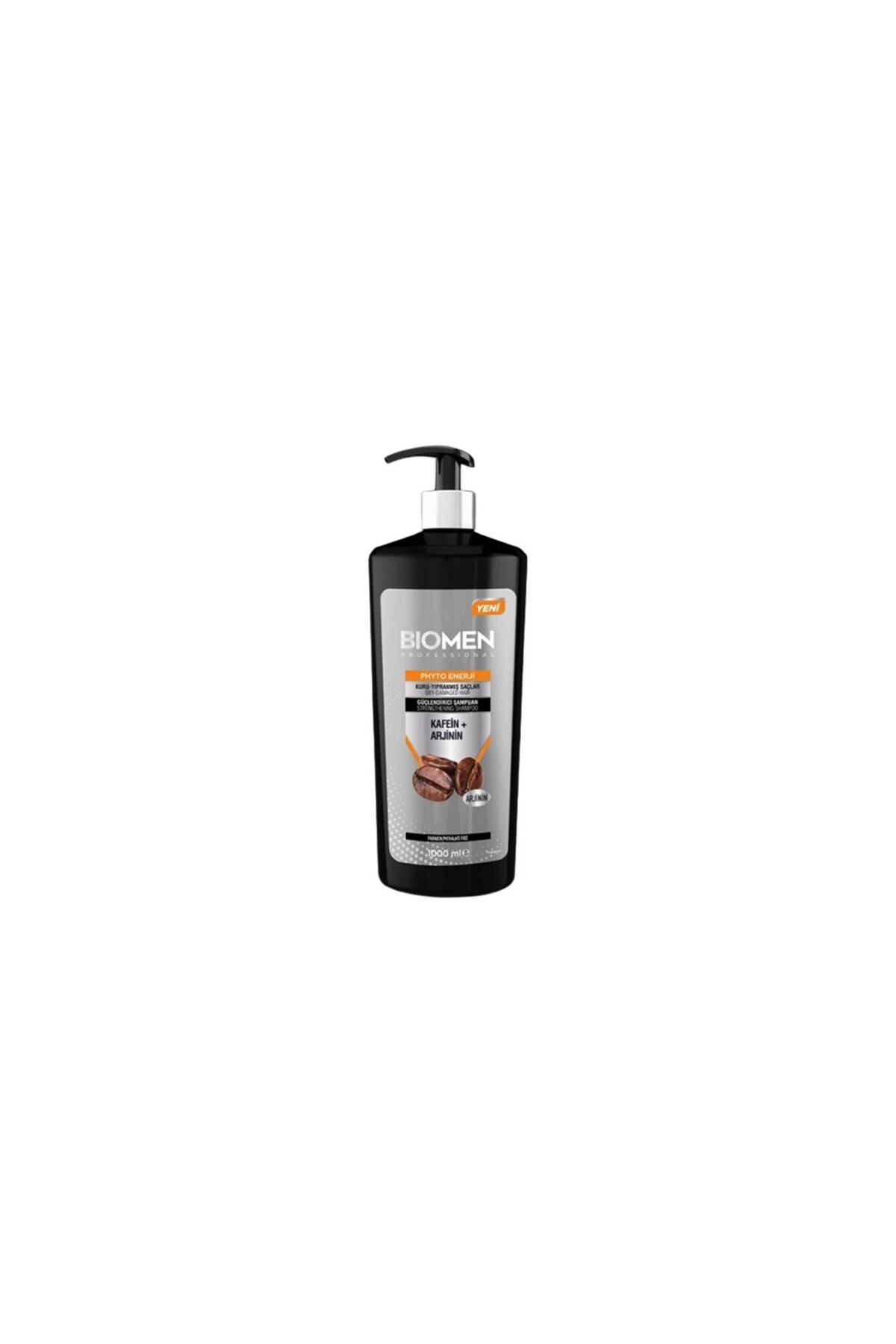 BİOMEN PROFESSİONL KAFEİN&ARJİNİN KURU SAÇ DERİSİ İÇİN ŞAMPUAN 1000ML-