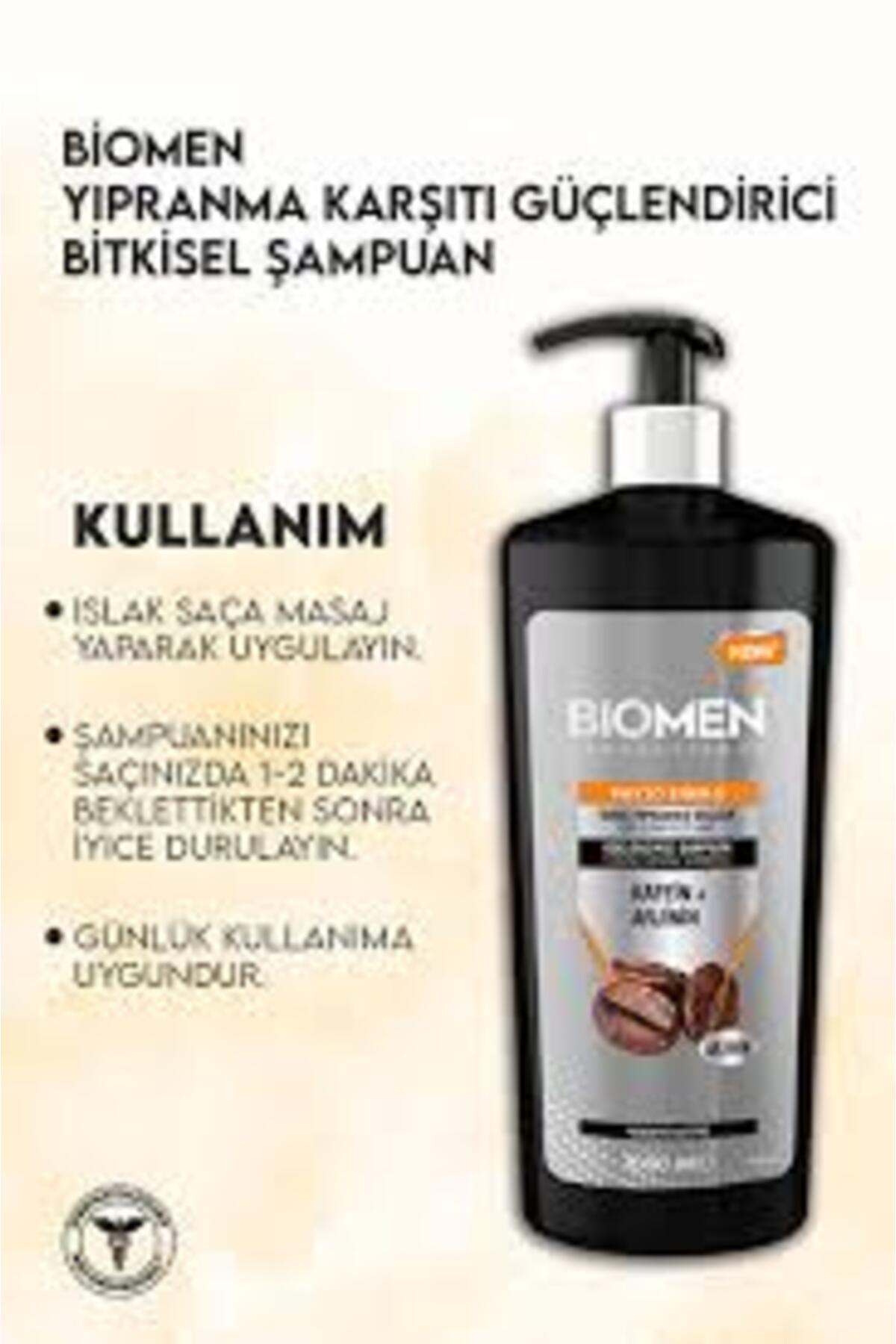 BİOMEN PROFESSİONL KAFEİN&ARJİNİN KURU SAÇ DERİSİ İÇİN ŞAMPUAN 1000ML-
