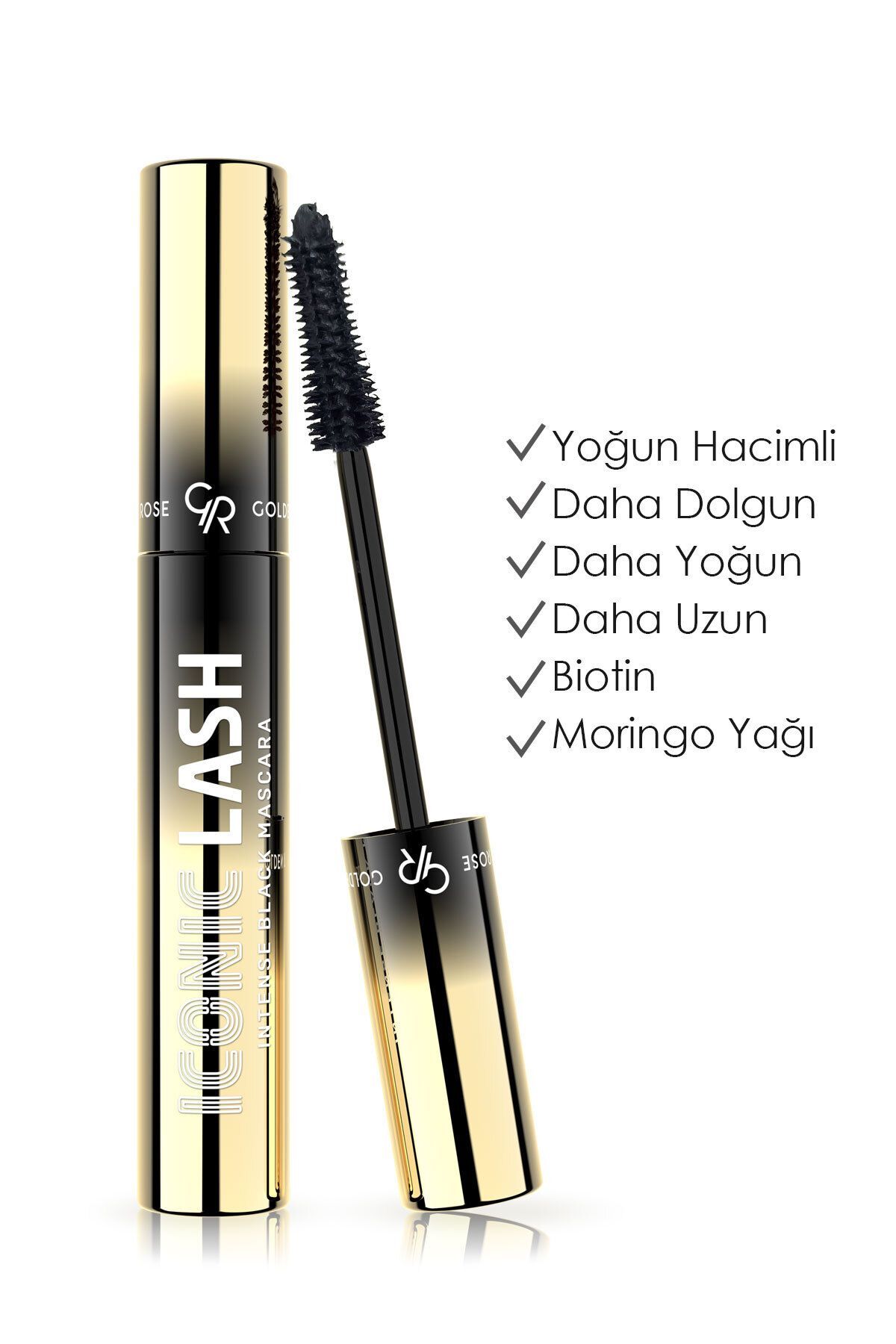 Golden Rose Iconic Lash Intense Black Mascara - Yoğun Siyah Maskara-