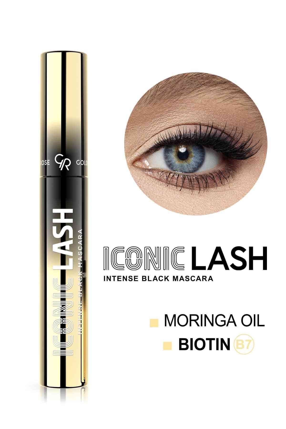 Golden Rose Iconic Lash Intense Black Mascara - Yoğun Siyah Maskara-