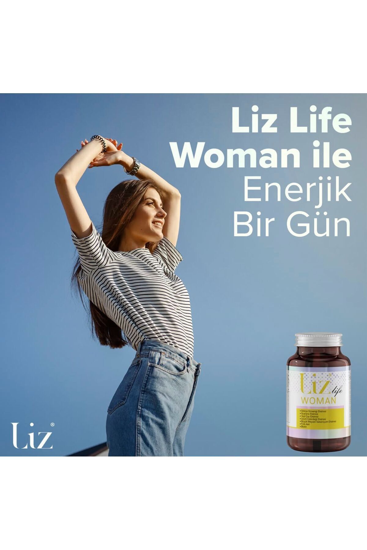 Liz Life Woman 30 Kapsül | Kadınlar Için Günlük Vitamin Ve Mineral Takviyesi-