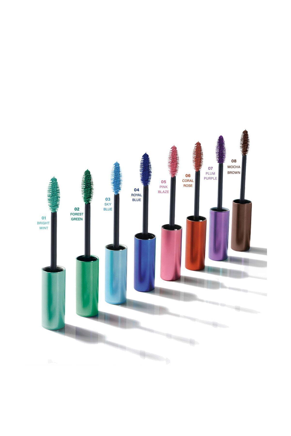 Golden Rose Flash Lash Colered Mascara No:01 Bright Mint - Renkli Maskara-