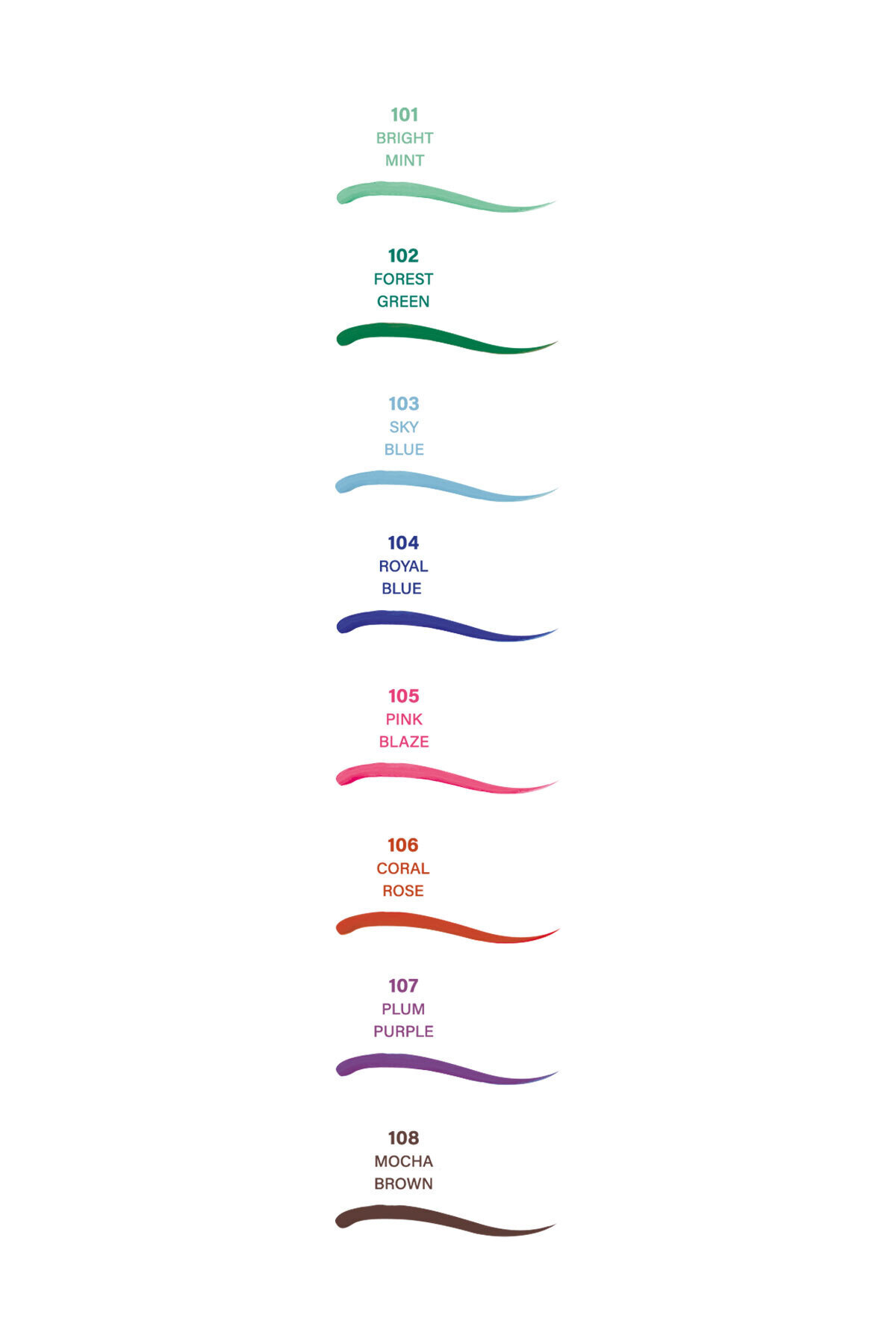 Flash Liner Colered Eyeliner No:101 Bright Mint - Renkli Eyeliner-