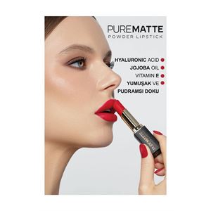 Golden Rose Pure Matte Powder Lipstick No: 103 - Pudralı Mat Ruj - 8691190533533-