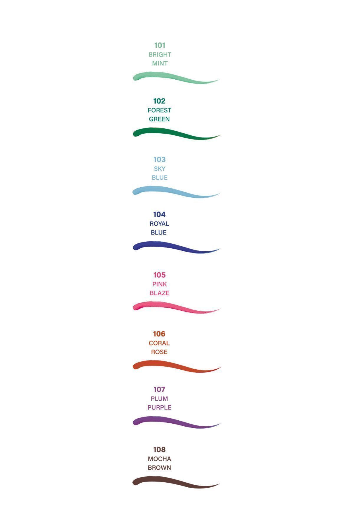Golden Rose Flash Liner Colered Eyeliner No:103 Sky Blue - Renkli Eyeliner-