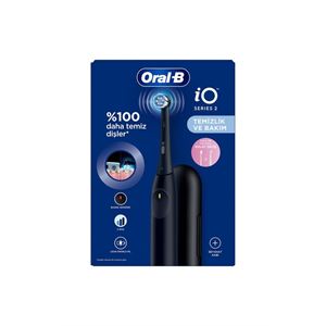 İo 2 Gece Siyahı Şarjlı Diş Fırçası 1 Diş Fırçası Başlığı 1 Seyahat Kutusu-