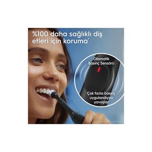 İo 2 Gece Siyahı Şarjlı Diş Fırçası 1 Diş Fırçası Başlığı 1 Seyahat Kutusu-