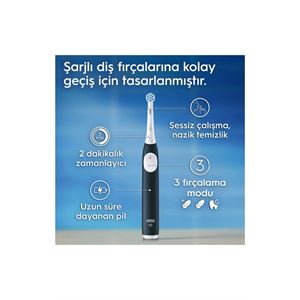 Oral-B İo 2 Orman Yeşili Şarjlı Diş Fırçası 1 Diş Fırçası Başlığı 1 Seyahat Kutusu-
