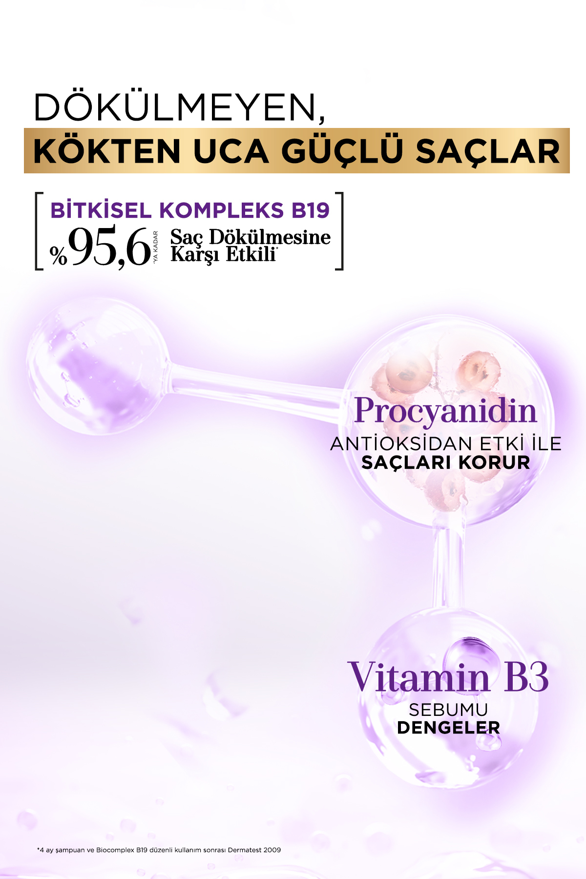Bioblas Procyanidin Yağlı Saçlar İçin Arındırıcı Şampuan 360 Ml - Saç Dökülmesine & Yağlanmaya Karşı-