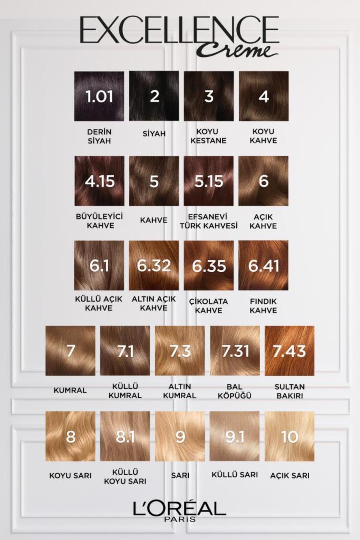 L'Oreal Paris Excellence Creme Saç Boyası 6.3 Açık Karamel-