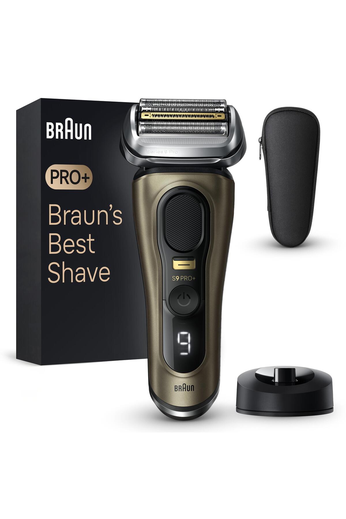 Braun Series 9 Pro Elektrikli Tıraş Makinesi, Şarj Standı, Islak Ve Kuru, 9519s, Altın Rengi-