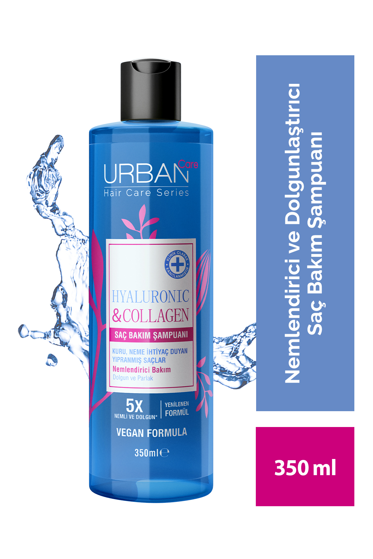 Urban Care Hyaluronic & Collagen Ekstra Dolgunlaştırıcı Saç Bakım Şampuanı-350 Ml-vegan-