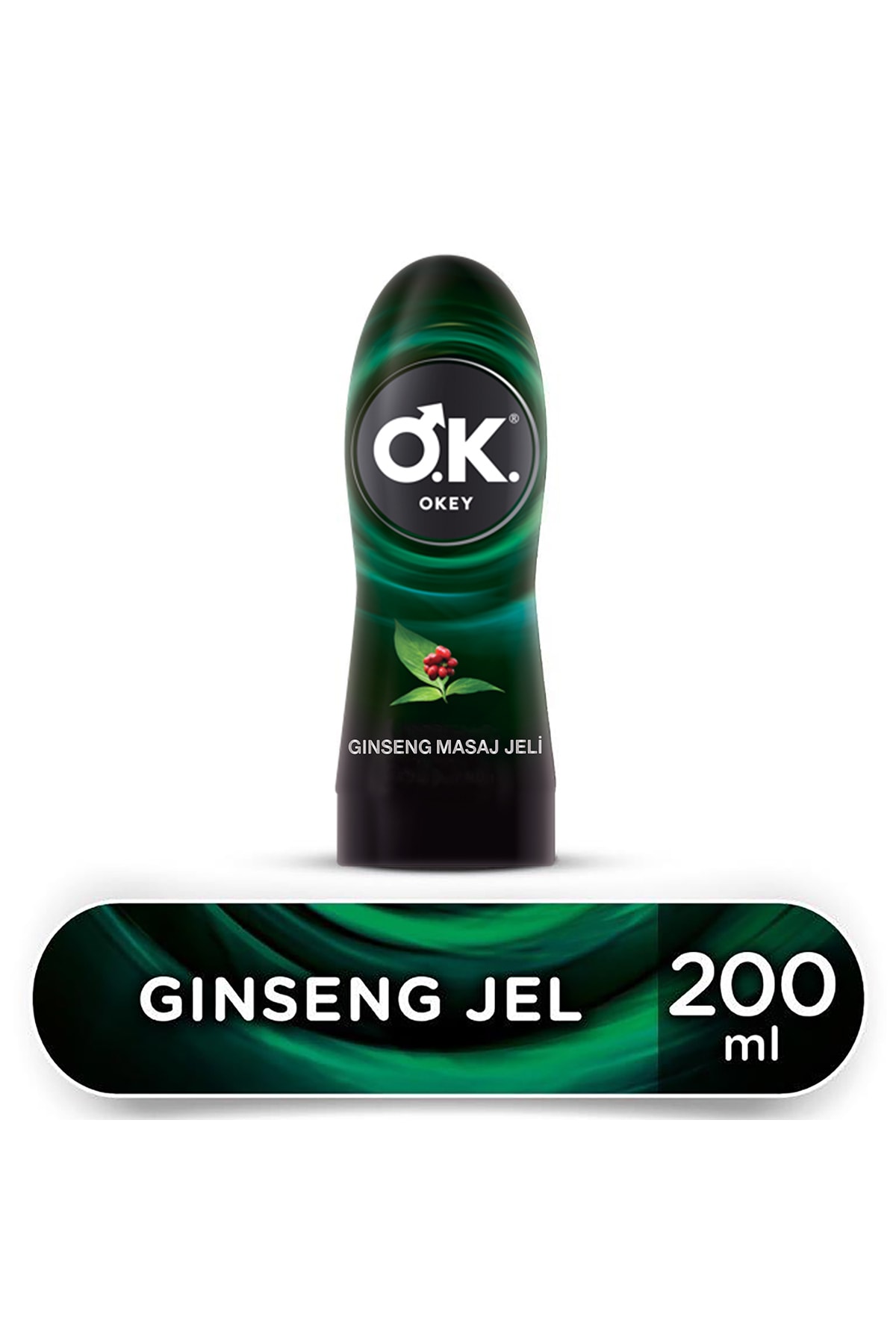 Okey Ginseng Masaj Jeli 200 ml-
