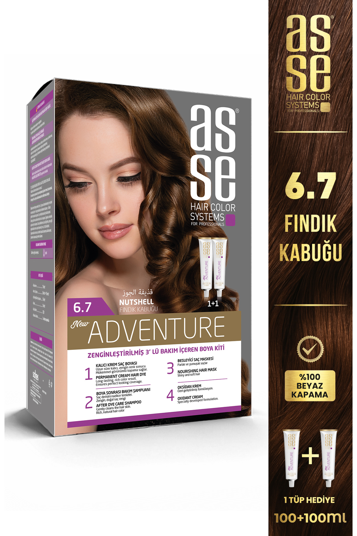 ASSE ADVENTURE SET BOYA NO:6.7 FINDIK KABUĞU-