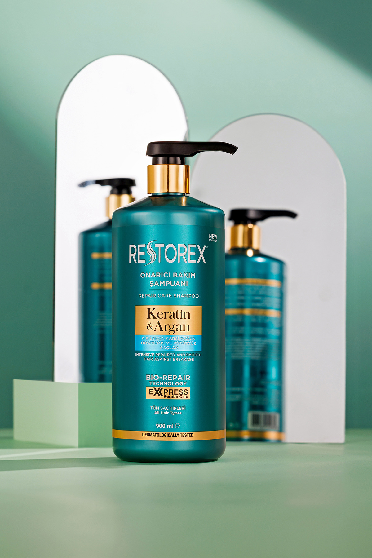 Restorex Keratin&Argan Şampuan 900 Ml-