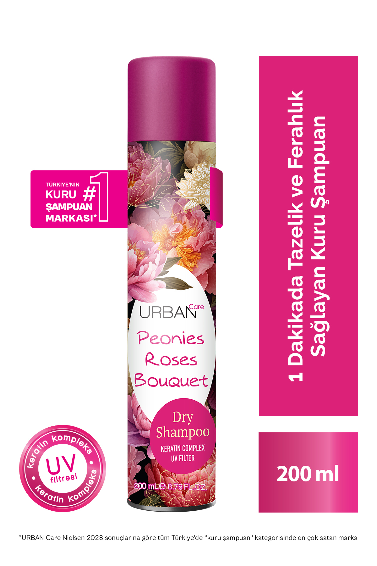 Urban Care Peonies Roses Bouquet Hacimlendirici Kuru Şampuan-