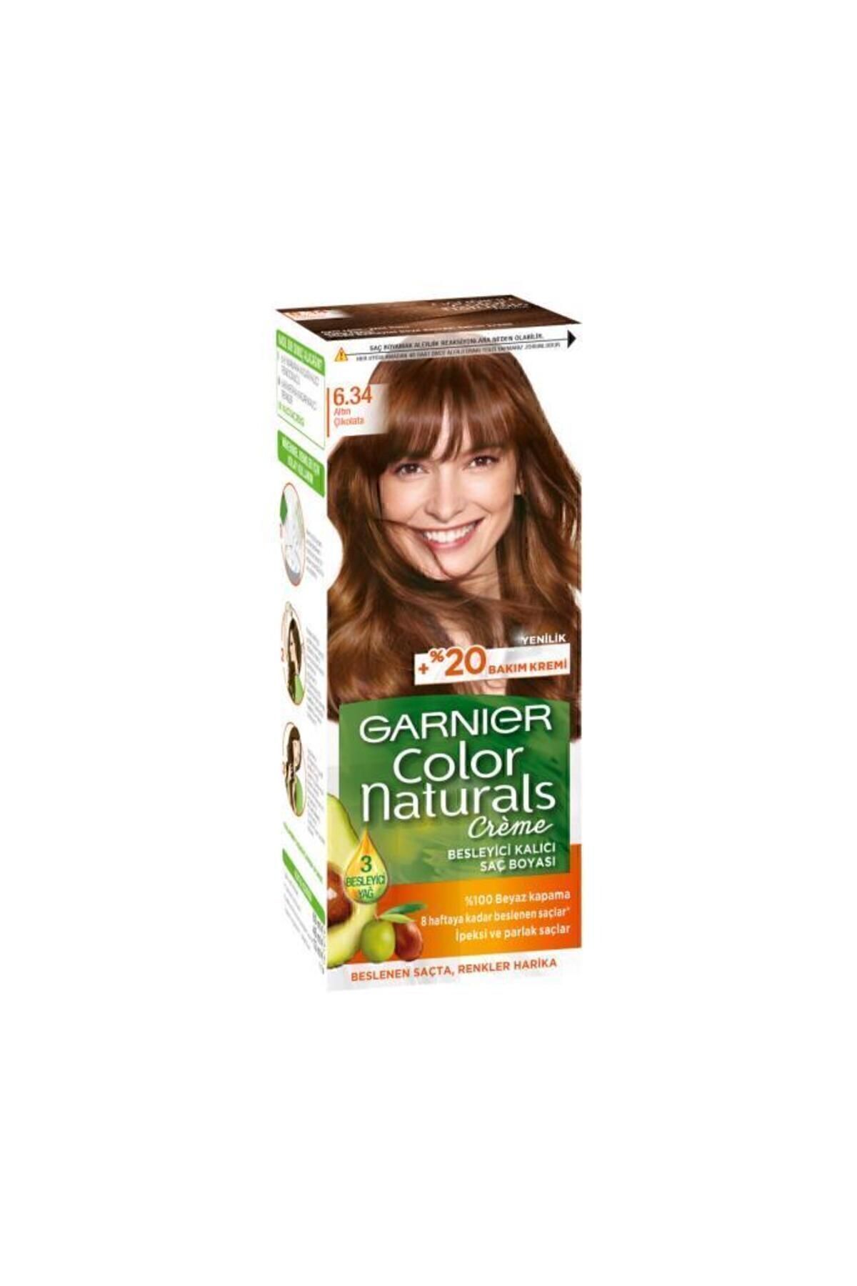 Garnier Color Naturals Krem Saç Boyası 6.34-