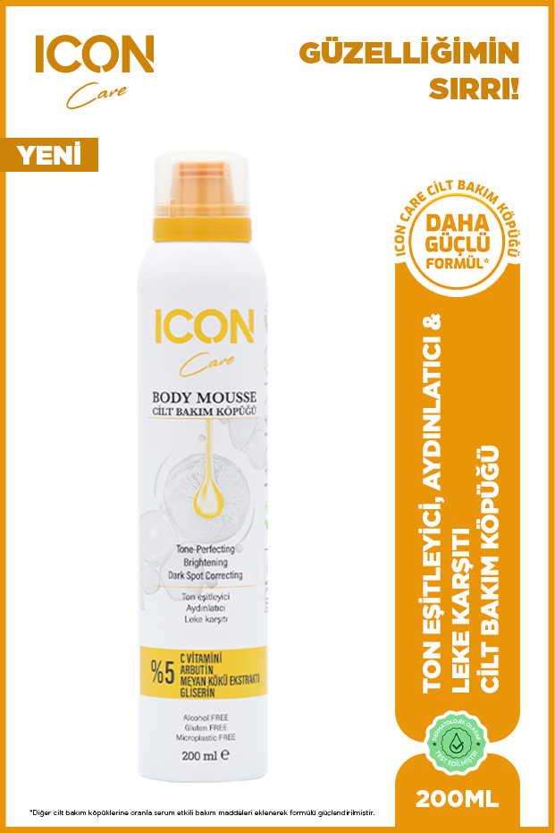 İCON Care Cilt Bakım Köpüğü C Vitaminli 200 ML-