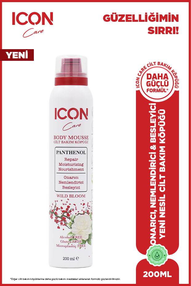 İCON Care Cilt Bakım Köpüğü Wıld Bloom 200 ML-