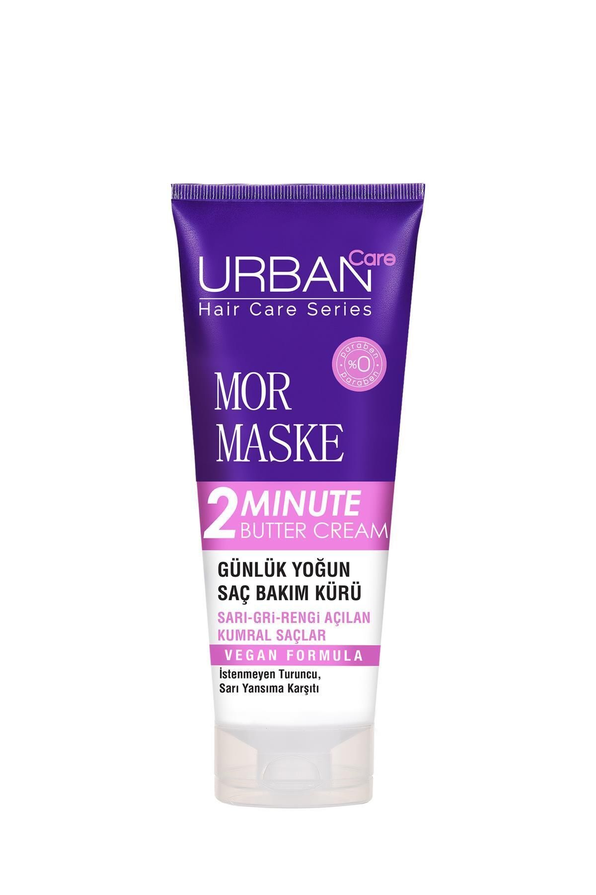 Urban Care Turunculaşma Karşıtı Mor Günlük Yoğun Saç Bakım Maskesi-200ml-vegan-