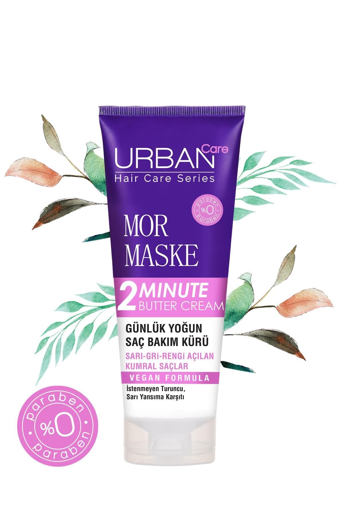 Urban Care Turunculaşma Karşıtı Mor Günlük Yoğun Saç Bakım Maskesi-200ml-vegan-
