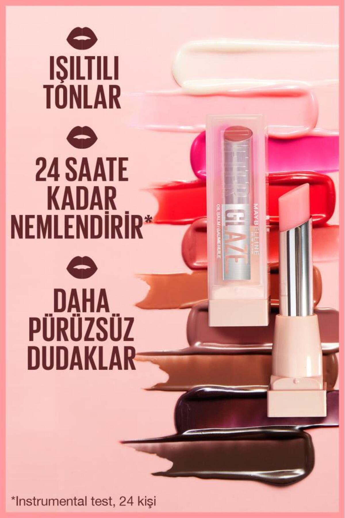 Maybelline New York Lifter Glaze Shea Yağı ve Hyalüronik Asit içeren Renkli Dudak Balmı - 09 Latte Crush-