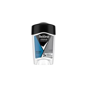 Rexona Men Clinical Protection Erkek Stick Deodorant Clean Scent 3x Güçlü Koruma 45 ml-