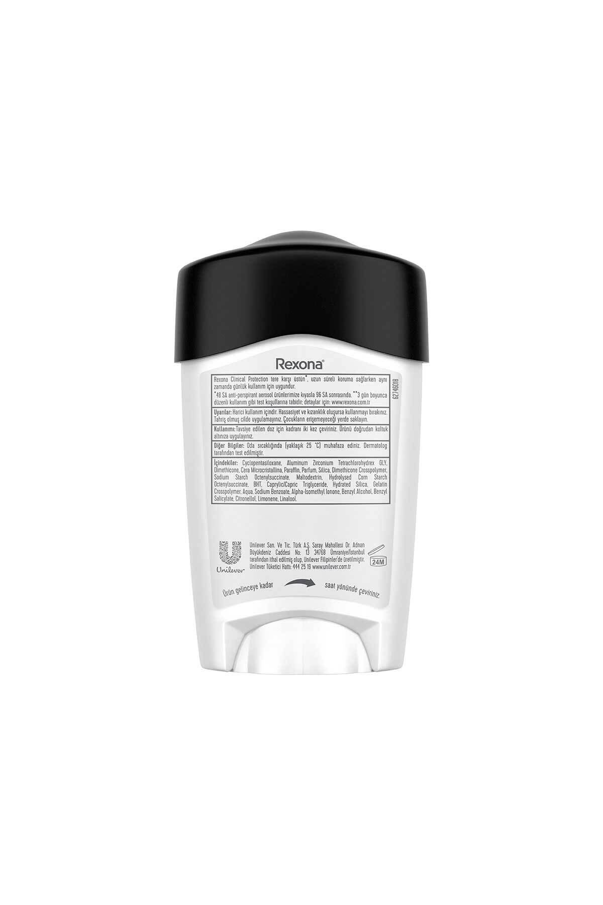 Rexona Men Clinical Protection Erkek Stick Deodorant Clean Scent 3x Güçlü Koruma 45 ml-