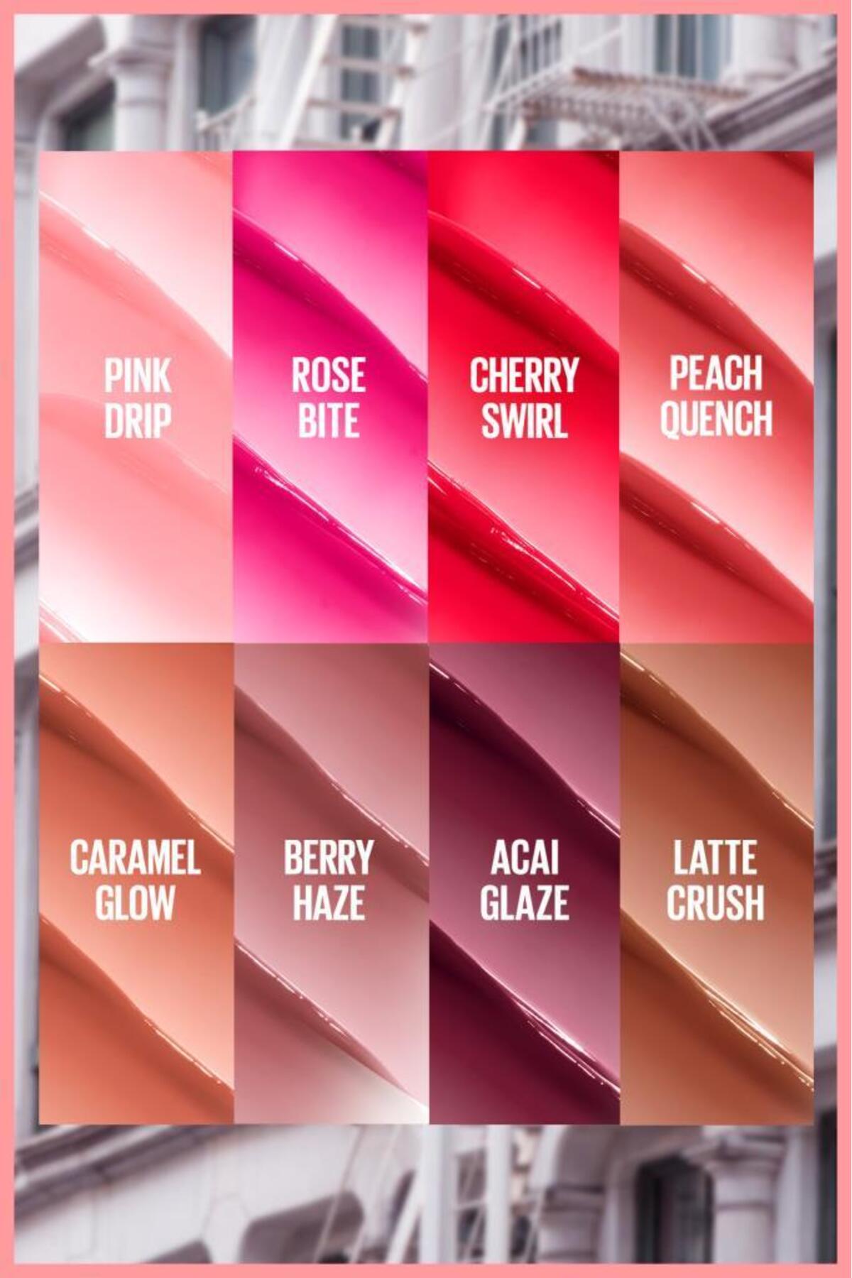 Maybelline New York Lifter Glaze Shea Yağı ve Hyalüronik Asit içeren Renkli Dudak Balmı - 08 Acai Glaze-