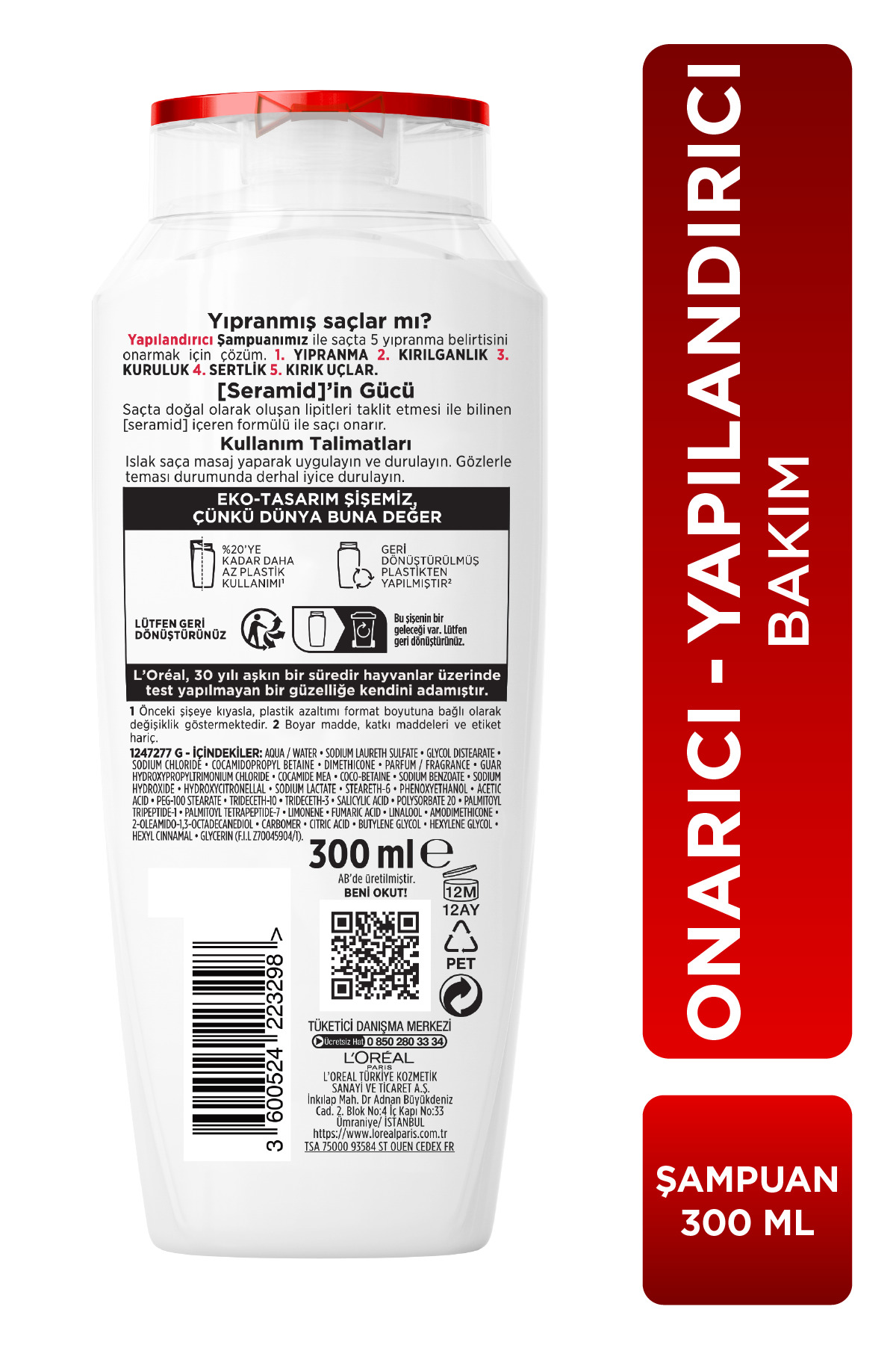 Elseve Şampuan Komple Onarıcı 300Ml-