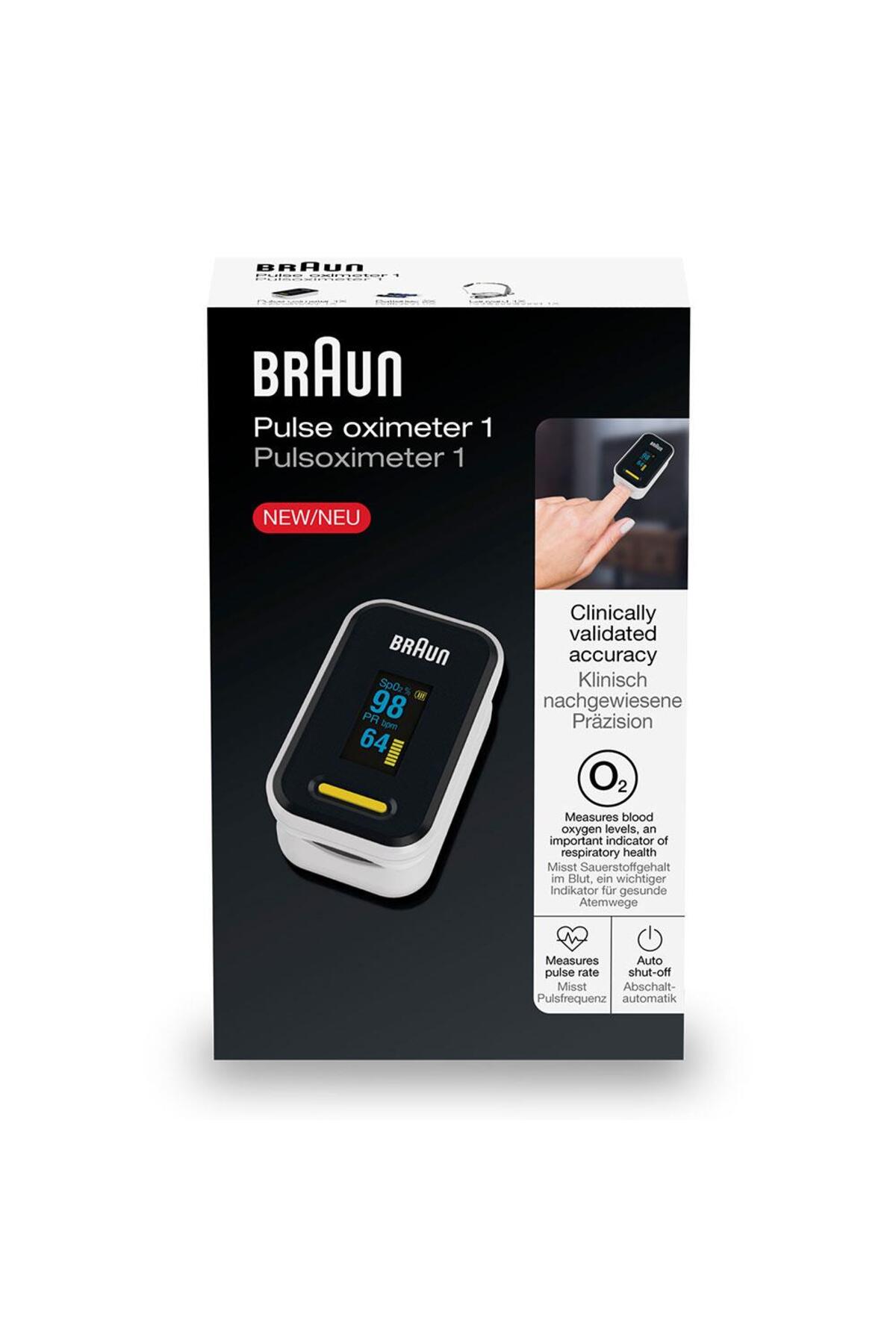 Braun Yk-81ceu Pulse Oksimetre Nabız Ve Oksijen Ölçer-
