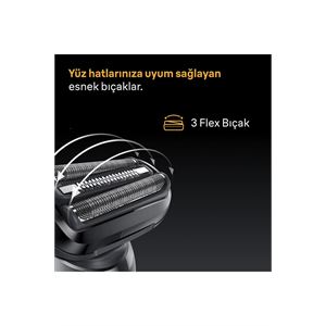 Braun Series 5 Elektrikli Tıraş Makinesi, Islak ve Kuru, Hassas Düzeltici, Vücut, 52-A1650S-