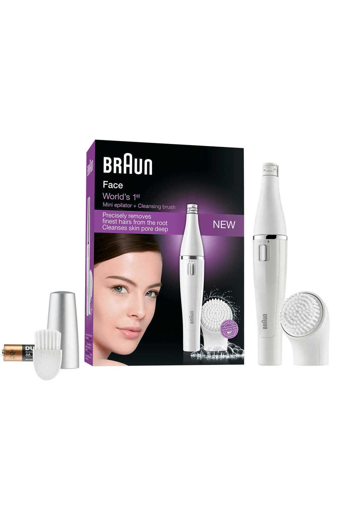 Braun Face 810 Yüz Epilatörü ve Temizleme Fırçası-