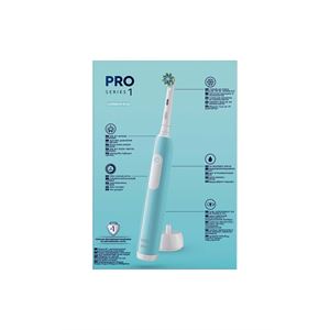 Oral-B Pro Series 1 Ikili Paket, Siyah Ve Mavi Elektrikli Diş Fırçaları, 2 Diş Fırçası Başlığı-