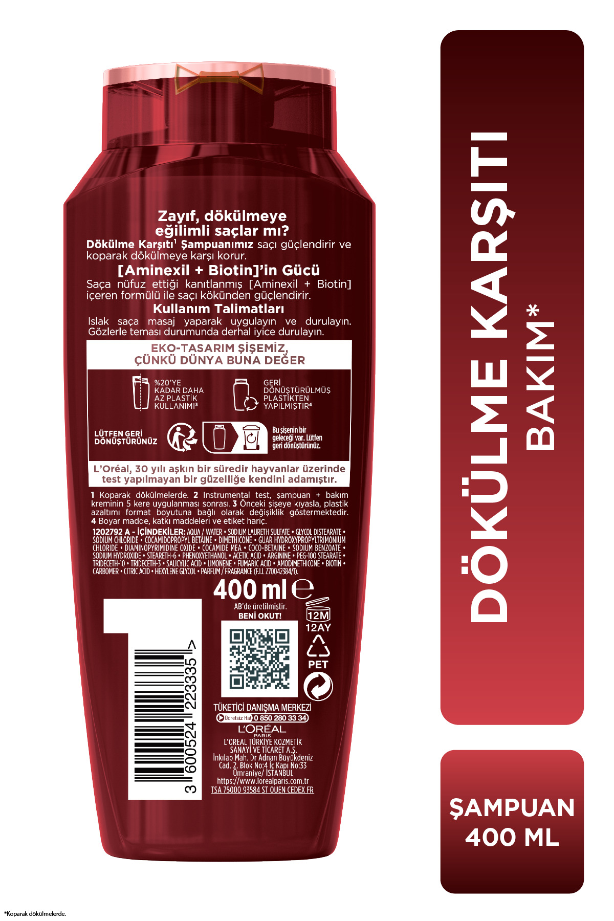 Elseve Komple Direnç Dökülme Karşıtı Şampuan 400ml-