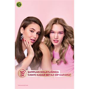 Garnier Color Shampoo Retouch Şampuan Kolaylığında Dip Boyası, Kahve 4.0-
